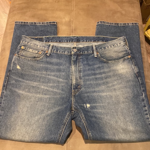 Mens Levi’s 541 Jeans Distressed Straight 40 40x32 - Picture 4 of 7